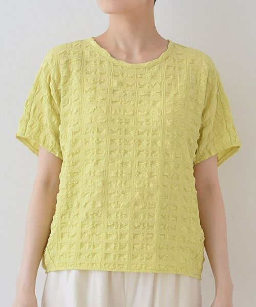 INDIVI / インディヴィ カットソー | 【洗える／凹凸素材／UVケア】コンパクトトップス | 詳細25