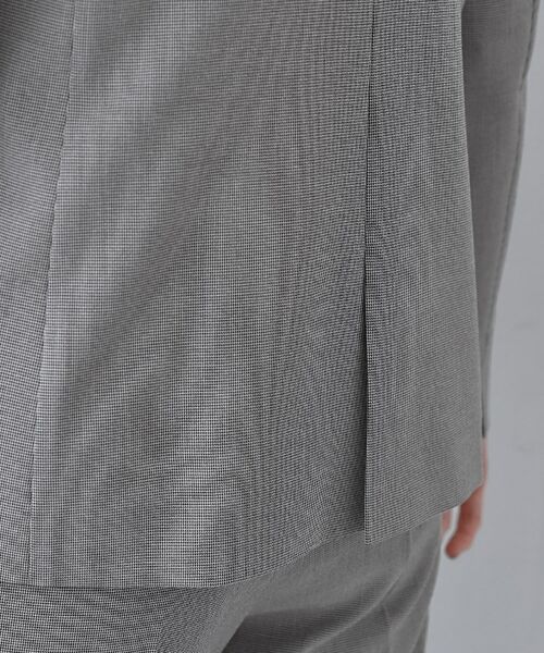 INDIVI / インディヴィ ノーカラージャケット | 【洗える／夏スーツ】ミニ千鳥柄ノーカラージャケット | 詳細26