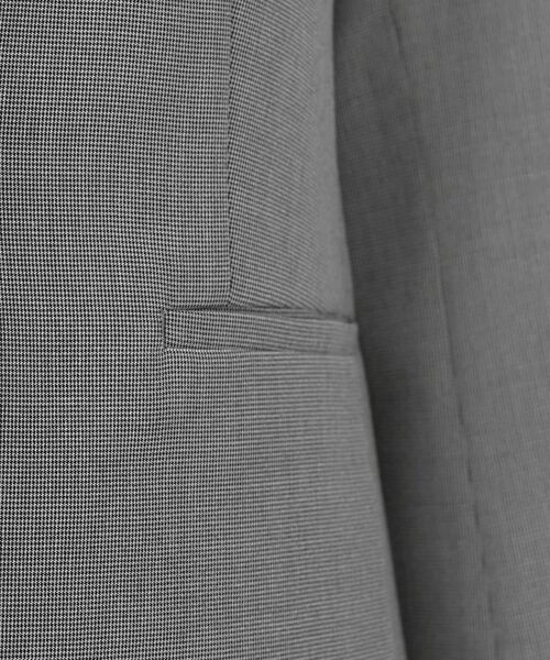 INDIVI / インディヴィ ノーカラージャケット | 【洗える／夏スーツ】ミニ千鳥柄ノーカラージャケット | 詳細9
