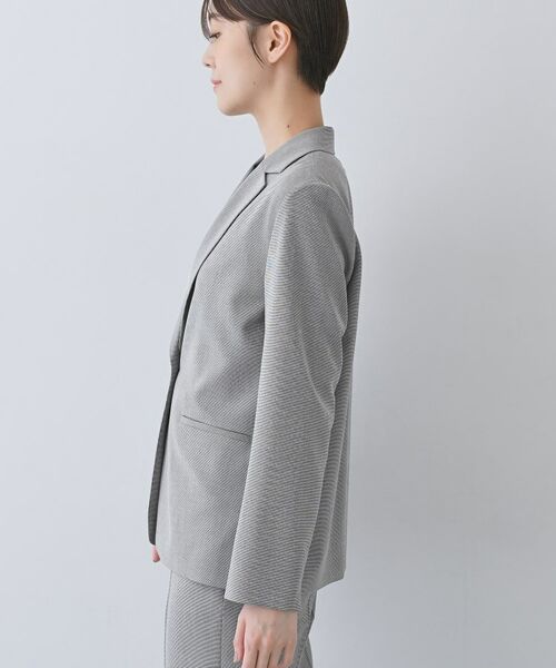 INDIVI / インディヴィ テーラードジャケット | 【洗える/夏スーツ】ミニ千鳥柄テーラードカラージャケット | 詳細19