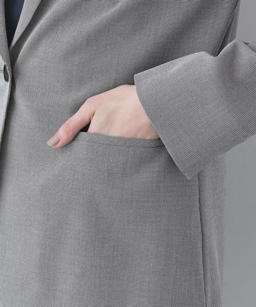 INDIVI / インディヴィ テーラードジャケット | 【洗える/夏スーツ】ミニ千鳥柄テーラードカラージャケット | 詳細24