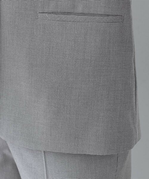 INDIVI / インディヴィ テーラードジャケット | 【洗える/夏スーツ】ミニ千鳥柄テーラードカラージャケット | 詳細25