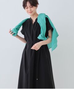 INDIVI / インディヴィ ミニ丈・ひざ丈ワンピース | 【通気性◎撥水／UV／接触冷感】アクティブワンピース