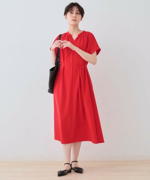 INDIVI / インディヴィ ミニ丈・ひざ丈ワンピース | 【通気性◎撥水/UV/接触冷感】アクティブワンピース | 詳細12