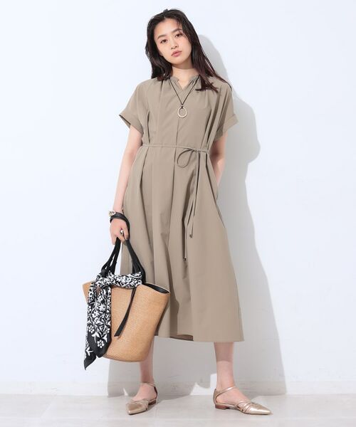 INDIVI / インディヴィ ミニ丈・ひざ丈ワンピース | 【通気性◎撥水/UV/接触冷感】アクティブワンピース | 詳細25