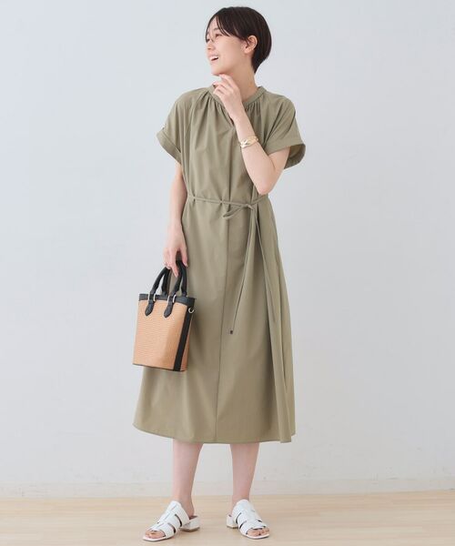 INDIVI / インディヴィ ミニ丈・ひざ丈ワンピース | 【通気性◎撥水/UV/接触冷感】アクティブワンピース | 詳細7