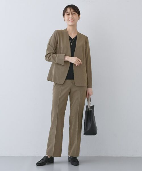 INDIVI / インディヴィ パンツ | 【洗える/夏スーツ】ミニ千鳥柄ストレートパンツ | 詳細16