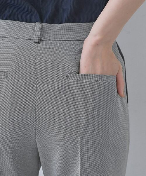 INDIVI / インディヴィ パンツ | 【洗える/夏スーツ】ミニ千鳥柄ストレートパンツ | 詳細23
