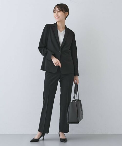 INDIVI / インディヴィ パンツ | 【洗える/夏スーツ】ミニ千鳥柄ストレートパンツ | 詳細4