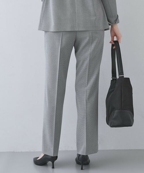 INDIVI / インディヴィ パンツ | 【洗える/夏スーツ】ミニ千鳥柄ストレートパンツ | 詳細6