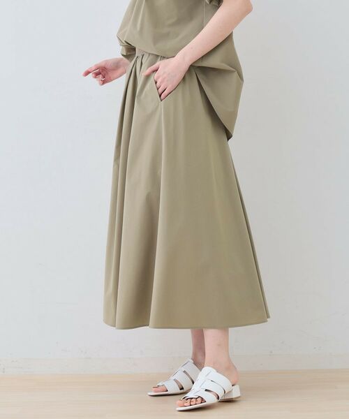 INDIVI / インディヴィ ロング・マキシ丈スカート | 【通気性◎撥水／UVケア／SETUP可能】アクティブスカート | 詳細10
