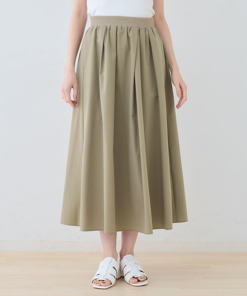 INDIVI / インディヴィ ロング・マキシ丈スカート | 【通気性◎撥水／UVケア／SETUP可能】アクティブスカート | 詳細18