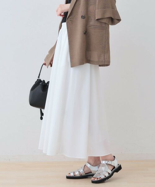 INDIVI / インディヴィ ロング・マキシ丈スカート | 【通気性◎撥水／UVケア／SETUP可能】アクティブスカート | 詳細2
