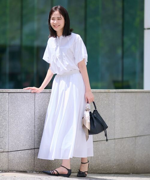 INDIVI / インディヴィ ロング・マキシ丈スカート | 【通気性◎撥水／UVケア／SETUP可能】アクティブスカート | 詳細25