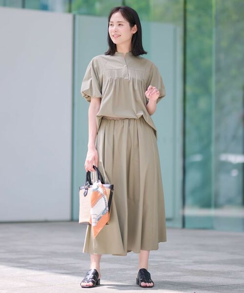 INDIVI / インディヴィ ロング・マキシ丈スカート | 【通気性◎撥水／UVケア／SETUP可能】アクティブスカート | 詳細27