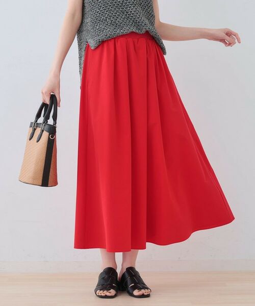 INDIVI / インディヴィ ロング・マキシ丈スカート | 【通気性◎撥水／UVケア／SETUP可能】アクティブスカート | 詳細28