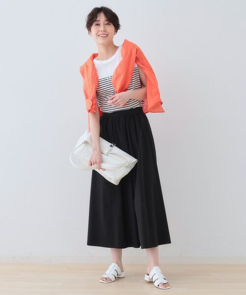 INDIVI / インディヴィ ロング・マキシ丈スカート | 【通気性◎撥水／UVケア／SETUP可能】アクティブスカート | 詳細7