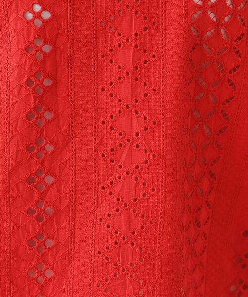 INDIVI / インディヴィ シャツ・ブラウス | 【刺繍／レース】スラッシュネックブラウス | 詳細13