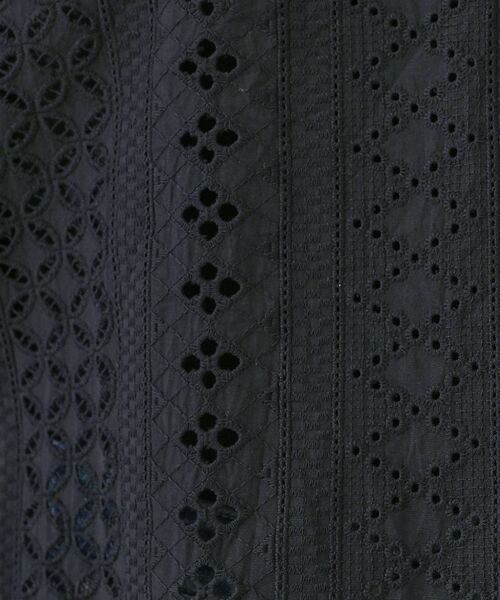 INDIVI / インディヴィ シャツ・ブラウス | 【刺繍／レース】スラッシュネックブラウス | 詳細9