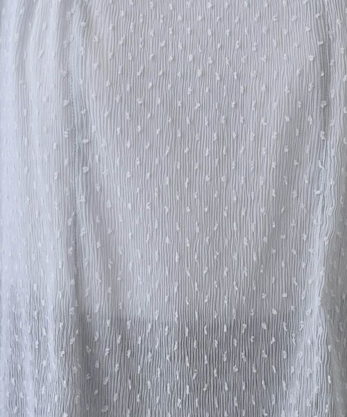 INDIVI / インディヴィ シャツ・ブラウス | 【洗える/ドット柄/凹凸素材】袖コンシャスドルマンブラウス | 詳細15