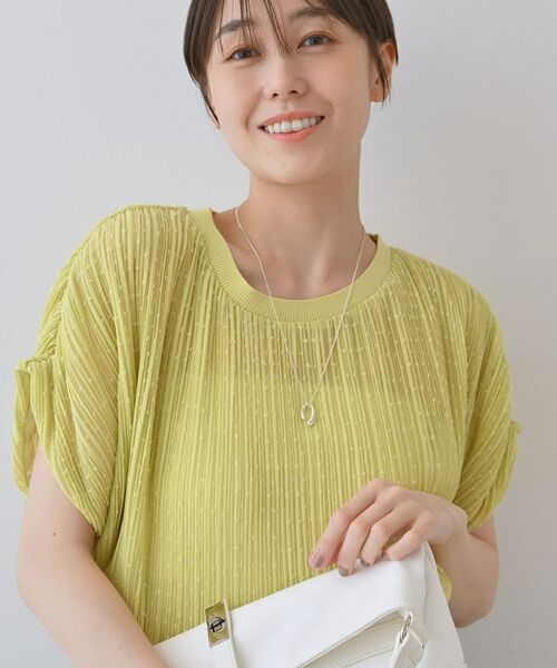 INDIVI / インディヴィ シャツ・ブラウス | 【洗える／ドット柄／凹凸素材】プリーツデザインブラウス | 詳細19