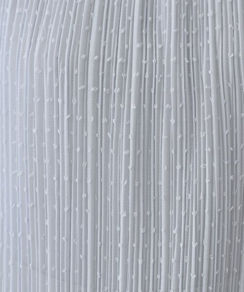 INDIVI / インディヴィ シャツ・ブラウス | 【洗える／ドット柄／凹凸素材】プリーツデザインブラウス | 詳細8