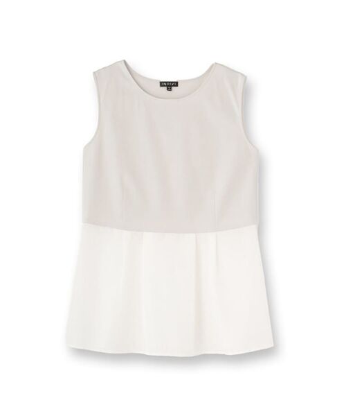 INDIVI / インディヴィ カットソー | 【洗える／レイヤードにも活躍】ペプラムインナートップス | 詳細1