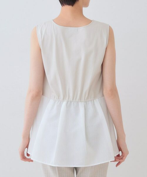 INDIVI / インディヴィ カットソー | 【洗える／レイヤードにも活躍】ペプラムインナートップス | 詳細16