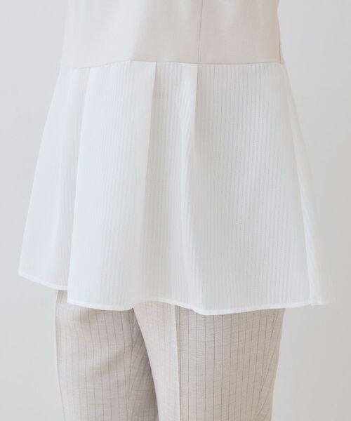 INDIVI / インディヴィ カットソー | 【洗える／レイヤードにも活躍】ペプラムインナートップス | 詳細19