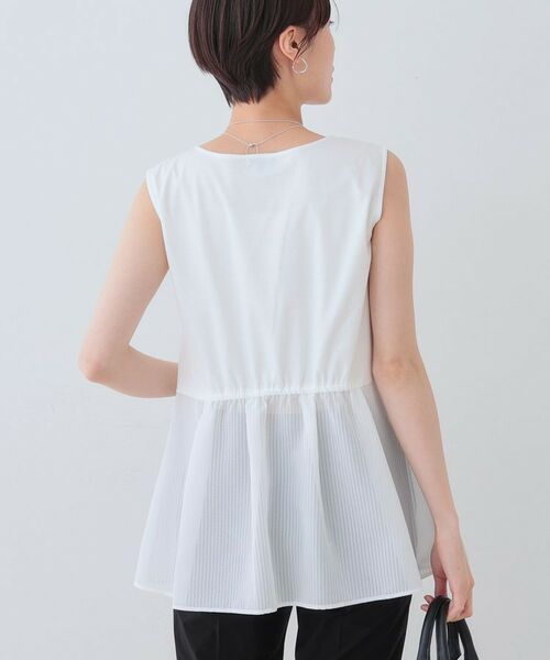 INDIVI / インディヴィ カットソー | 【洗える／レイヤードにも活躍】ペプラムインナートップス | 詳細2