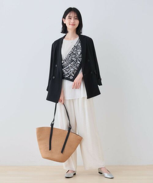 INDIVI / インディヴィ カットソー | 【洗える／レイヤードにも活躍】ペプラムインナートップス | 詳細20