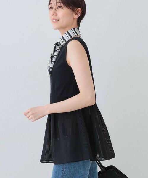 INDIVI / インディヴィ カットソー | 【洗える／レイヤードにも活躍】ペプラムインナートップス | 詳細6