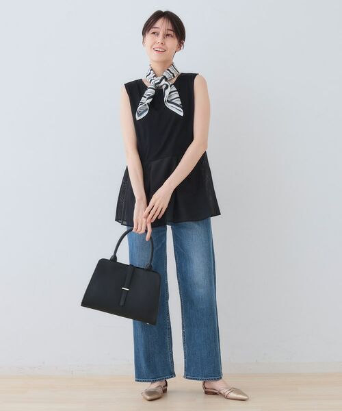 INDIVI / インディヴィ カットソー | 【洗える／レイヤードにも活躍】ペプラムインナートップス | 詳細7