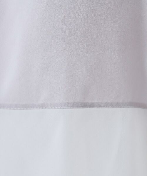 INDIVI / インディヴィ カットソー | 【洗える】裾シアー半袖トップス | 詳細9