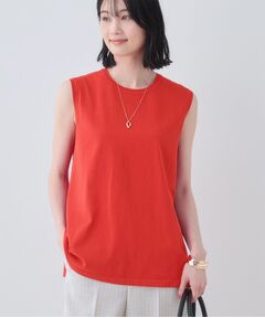 INDIVI / インディヴィ ニット・セーター | 【洗える】切り替えノースリーブニット