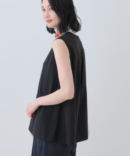 INDIVI / インディヴィ ニット・セーター | 【洗える】切り替えノースリーブニット | 詳細6