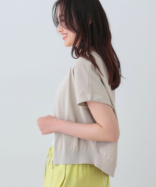 INDIVI / インディヴィ ニット・セーター | 【洗える】ブルゾン風ジップニットベスト | 詳細11