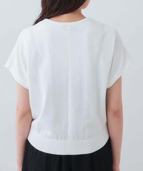 INDIVI / インディヴィ ニット・セーター | 【洗える】ブルゾン風ジップニットベスト | 詳細16