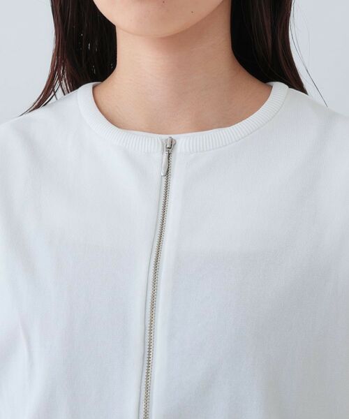 INDIVI / インディヴィ ニット・セーター | 【洗える】ブルゾン風ジップニットベスト | 詳細17