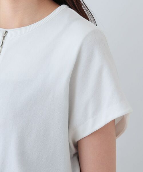 INDIVI / インディヴィ ニット・セーター | 【洗える】ブルゾン風ジップニットベスト | 詳細18