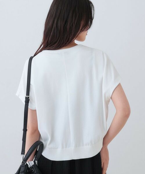 INDIVI / インディヴィ ニット・セーター | 【洗える】ブルゾン風ジップニットベスト | 詳細3