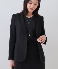 INDIVI / インディヴィ テーラードジャケット | 【日本製】リネンライクテーラードジャケット