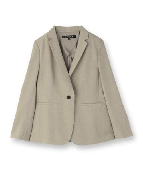 INDIVI / インディヴィ テーラードジャケット | 【日本製】リネンライクテーラードジャケット | 詳細1