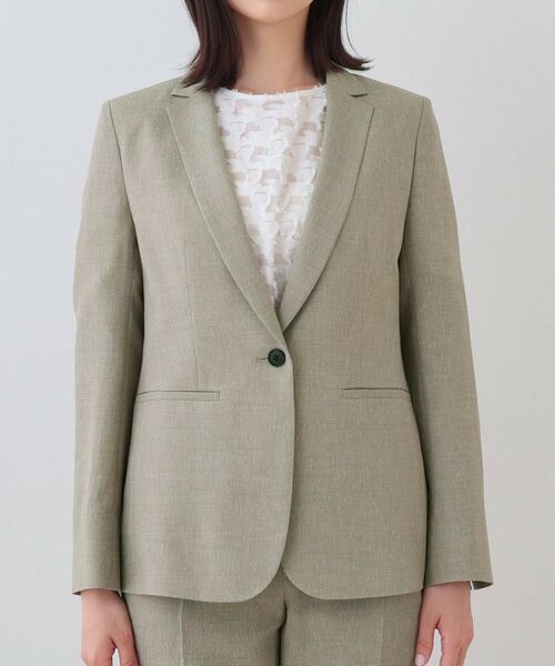 INDIVI / インディヴィ テーラードジャケット | 【日本製】リネンライクテーラードジャケット | 詳細10