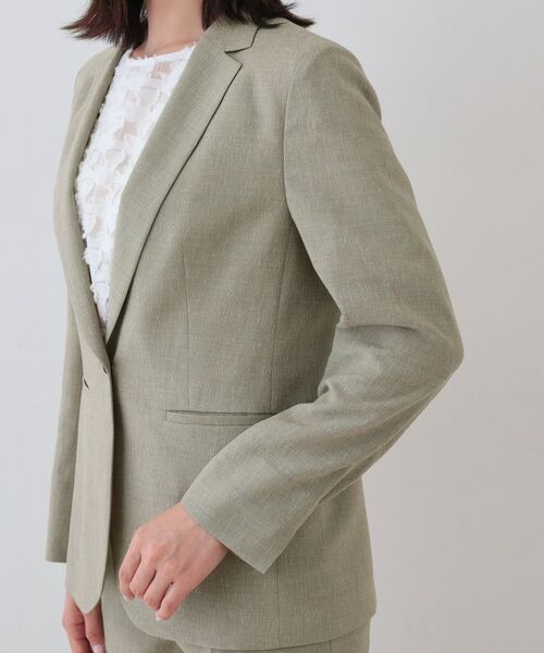 INDIVI / インディヴィ テーラードジャケット | 【日本製】リネンライクテーラードジャケット | 詳細14