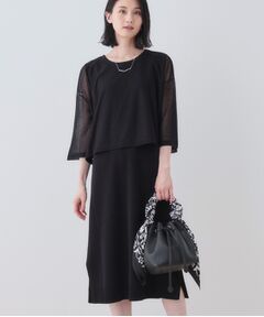 INDIVI / インディヴィ ロング・マキシ丈ワンピース | 【2点セット】前後2WAYニットワンピース