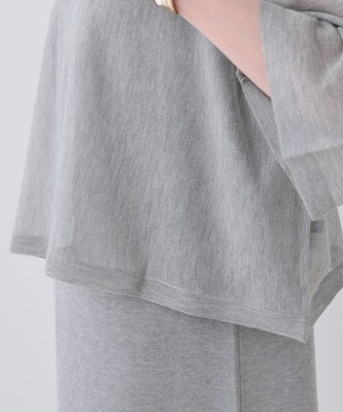 INDIVI / インディヴィ ロング・マキシ丈ワンピース | 【2点セット】前後2WAYニットワンピース | 詳細19