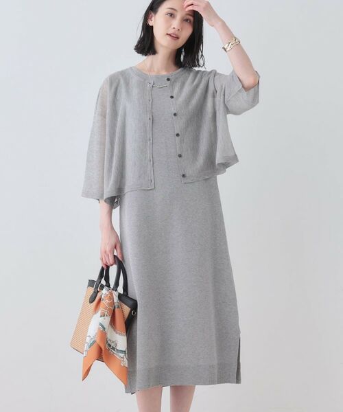 INDIVI / インディヴィ ロング・マキシ丈ワンピース | 【2点セット】前後2WAYニットワンピース | 詳細28