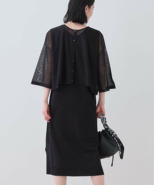 INDIVI / インディヴィ ロング・マキシ丈ワンピース | 【2点セット】前後2WAYニットワンピース | 詳細4