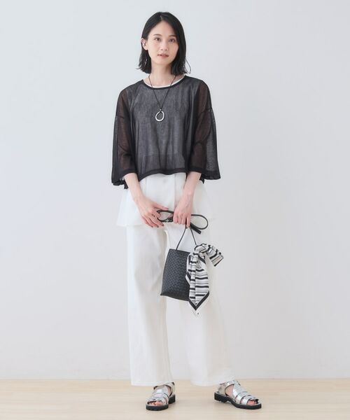 INDIVI / インディヴィ ロング・マキシ丈ワンピース | 【2点セット】前後2WAYニットワンピース | 詳細5